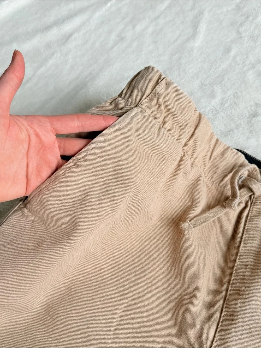 Everlane NWOT The Easy Cotton Tan Ankle Pants M